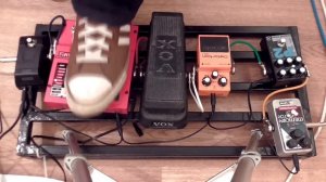 001. Обзор гитарного оборудования. Педалборд.