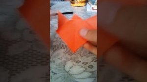 Оригами заплатка для книге виде кошки