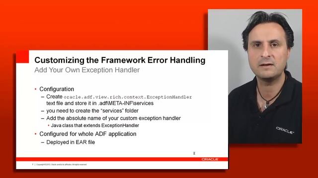 57. Development - Error Handling - ADF Controller Exception Handlers смотреть онлайн