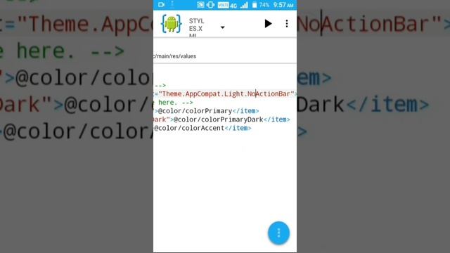 How to remove action bar from android app in AIDE. смотреть онлайн
