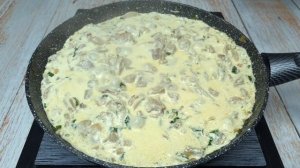 ЖУЛЬЕН с грибами НА СКОВОРОДЕ. Быстрый и вкусный рецепт