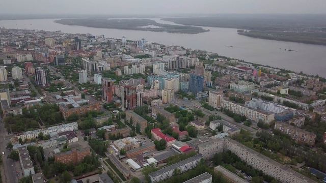 Самара с высоты птичьего полета / улица Дачная смотреть онлайн