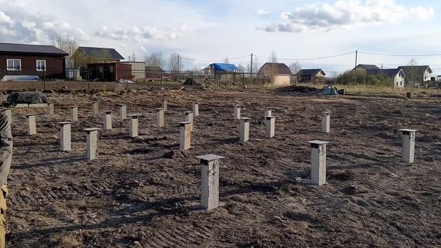 Фундамент на железобетонных сваях за 1день ЖБСВАИ.РФ смотреть онлайн