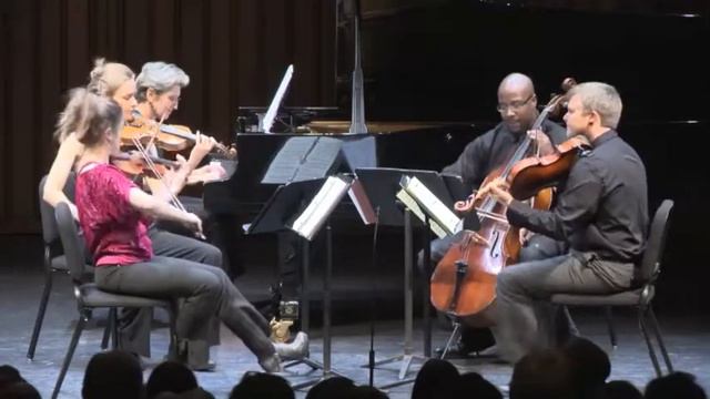 Weinberg Piano Quintet, I. Moderato- Apple Hill Qt. with Sally Pinkas, Piano смотреть онлайн