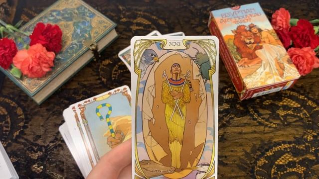Долгожданная новинка от Lo Scarabeo? “Egyptian Art Nouveau Tarot”?Обзор колоды Египетское Арт Нуво смотреть онлайн