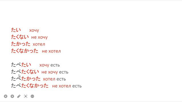 たい грамматика　－　«Хочу что то сделать…» смотреть онлайн