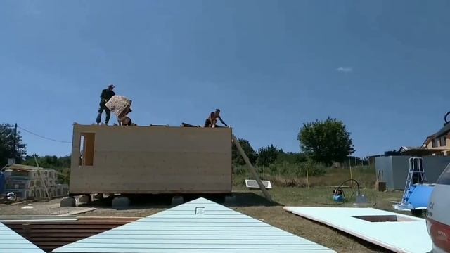 Каркасно-щитовой дом за 2 недели | Южный дом смотреть онлайн