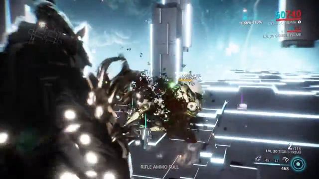 Warframe - Ice Chroma and Tigris Prime vs 3 Level 120 Bombards смотреть онлайн