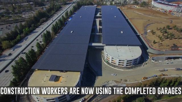 Apple Campus 2 February 2017 Construction Update 4K смотреть онлайн