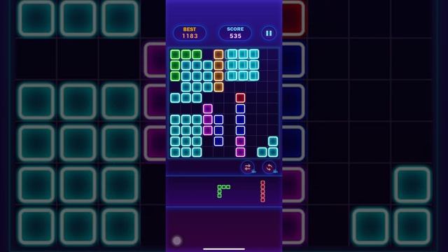 Glow Block Puzzle?Glow Themed Classic Block Puzzle #09 - Gameplay Walkthrough (iOS, Android) смотреть онлайн