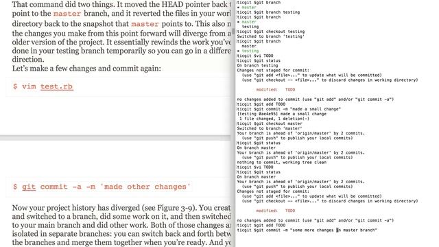 git branch diversion смотреть онлайн