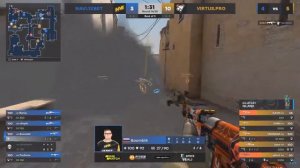 ОЧЕНЬ СЛОЖНАЯ ИГРА ДЛЯ НАВИ! NAVI ПРОТИВ VIRTUS.PRO! НАРЕЗКА CS GO!