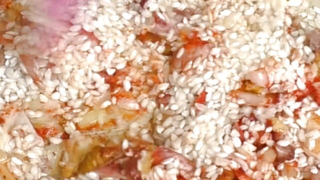 Паэлья с креветками и копченостями. Как приготовить паэлью. Paella Recipe.