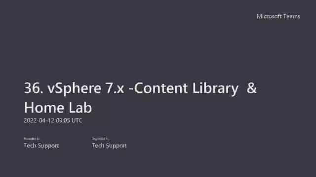 36. vSphere Content Library: Architecture, Working, API Explorer | Perfect for Home Lab Setup! смотреть онлайн