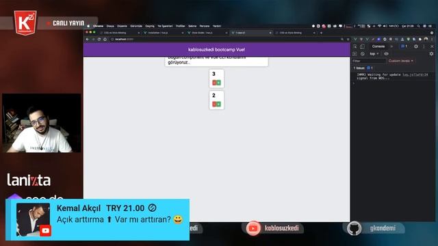 #Vue3 Bootcamp #2 | Component Nedir? Componentler Arası İletişim|Vue3 ile gelen yenilikler | Vue CL смотреть онлайн