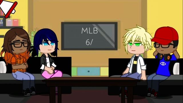 Miraculous Ladybug S4 Reacts To MariChat || Full Part || Gacha Club || MLB