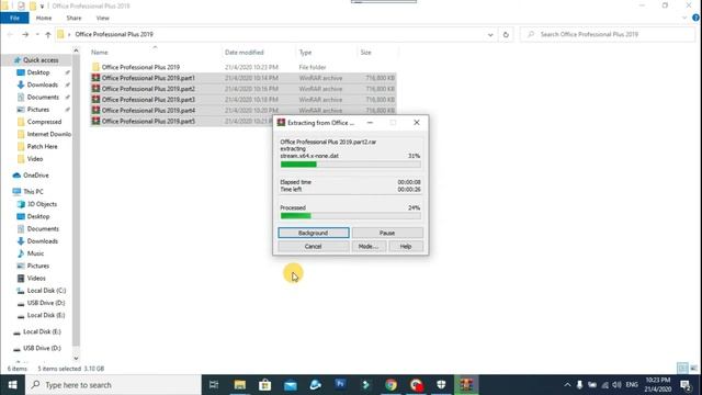 Extract Multiple rar/zip Files with WinRAR смотреть онлайн