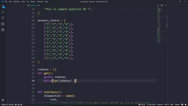#Project In #Tkinter | Upgrading The #Quiz project In Hindi By Desi Programmer смотреть онлайн