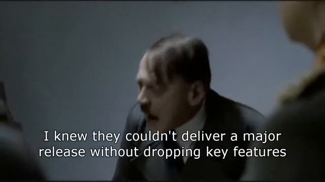Hitler reacts to dropped ERP feature in UAT смотреть онлайн