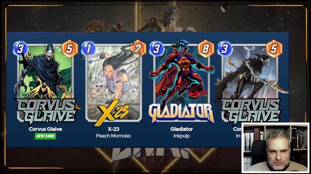 Corvus Glaive - Avis, decks, stratégies ! Marvel Snap FR смотреть онлайн