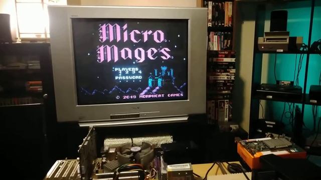 Micro Mages NES Cartridge First Play