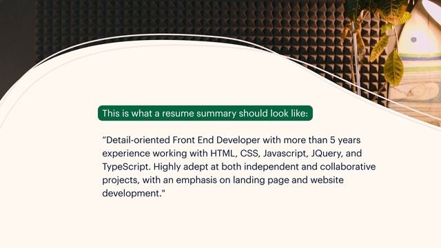 Guide: Front-End Developer Resume (Any Level of Experience) смотреть онлайн