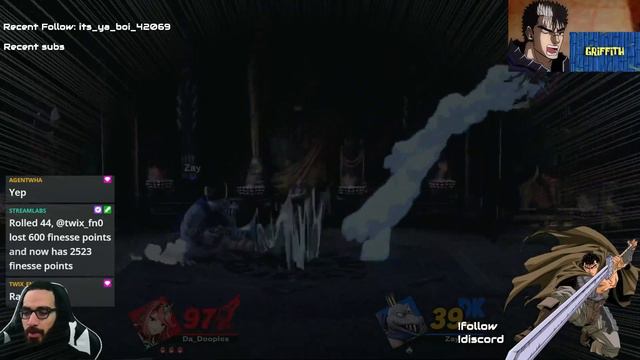 Berserk - Smash Ultimate Arena vs Twitch Viewers смотреть онлайн