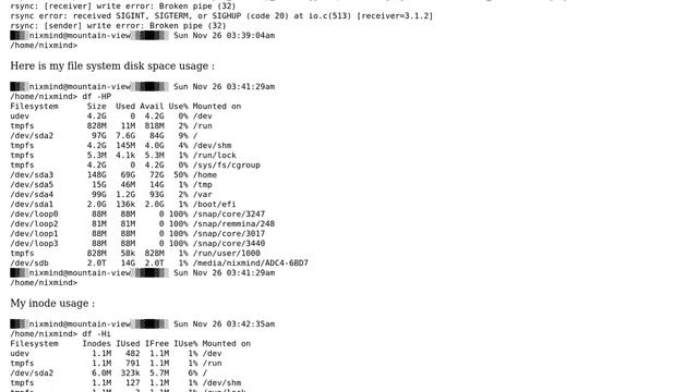 Mysterious disk space issue with rsync смотреть онлайн