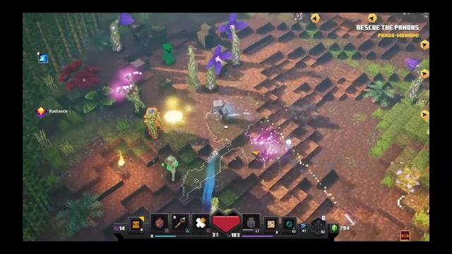Minecraft dungeon DLC Jungle Awakens смотреть онлайн