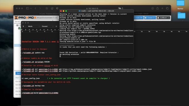 Xpenology DSM 7.1.1 Proxmox ( tinycore-redpill ) смотреть онлайн