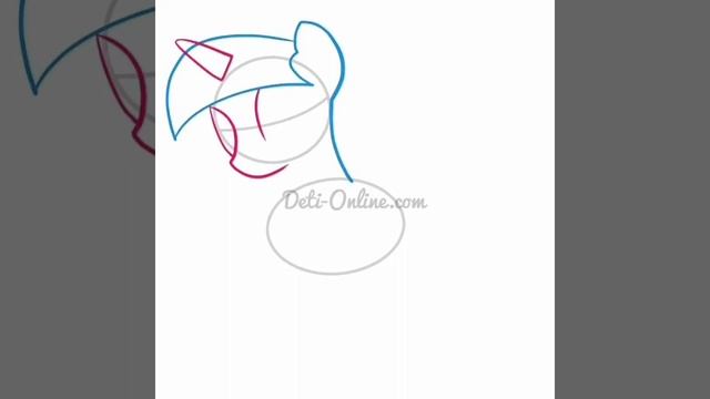 Как нарисовать Искорку поэтапно. смотреть онлайн