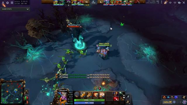 Timbersaw Mid Lane Gameplay - Patch 7.27c (Dota 2 Gameplay) смотреть онлайн