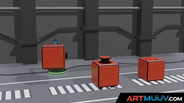 Blender 3D Animation Robot Arm смотреть онлайн