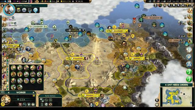 Let's Play Civilization 5 Vox Populi - Egypt p.21 (deity, epic) смотреть онлайн