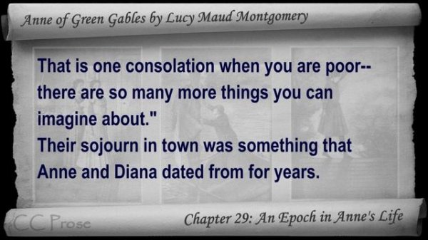 Chapter 29 - Anne of Green Gables by Lucy Maud Montgomery - An Epoch in Anne's Life