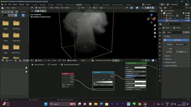 Blender - Stylized Fire Tutorial In Simple Steps #blendertutorial #blenderanimation