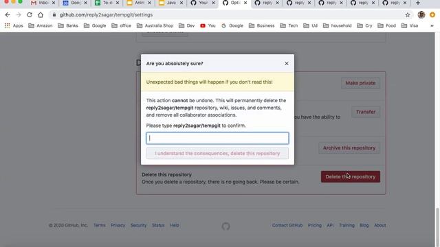How to delete repository on github com смотреть онлайн