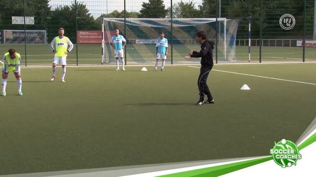 Tiqui Taca - One Touch Soccer | 6 Player Drill with Switching Sides смотреть онлайн