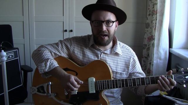 Rockabilly Finger Picking. Let's Elope Baby by Janis Martin. Solo. смотреть онлайн