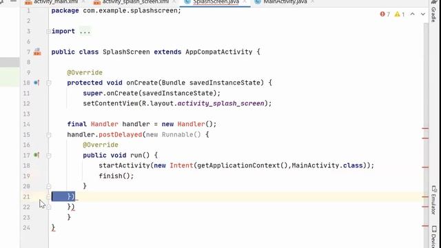 Membuat SplashScreen di android studio menggunakan Java смотреть онлайн