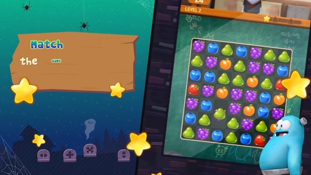 SPOOKIZ POP - Match 3 Puzzle смотреть онлайн