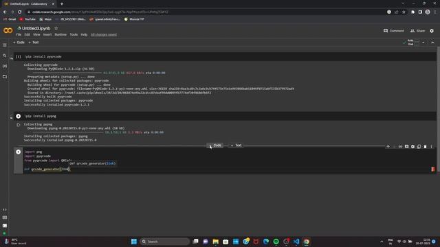 How To Generate QR Code Using Python | Create QR Code in Python (Google Colab) смотреть онлайн