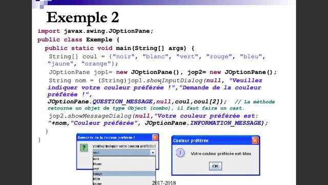 Chapitre 7: La programmation événementielle en Java (2/2) смотреть онлайн