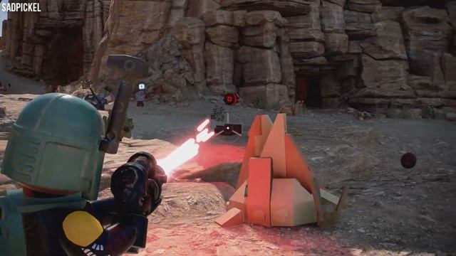 Boba Fett (Re-Armored) Gameplay in LEGO Star Wars: The Skywalker Saga (The Mandalorian Season 2 DLC смотреть онлайн