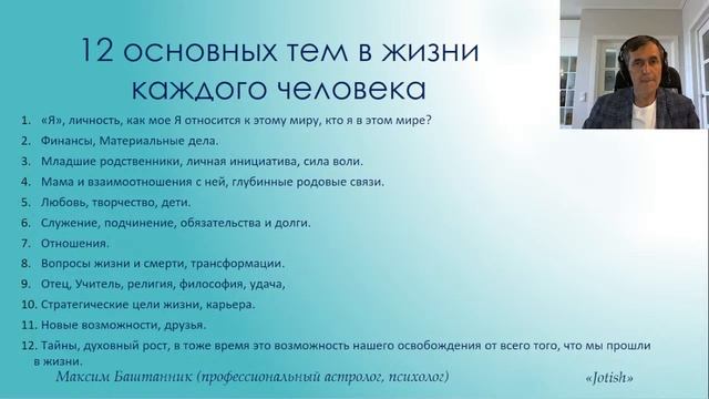 Знакомство с Джйотиш - 2-й день