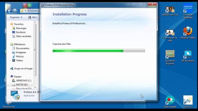 Como Instalar De Proteus V8 4 En Netbook Del Gobierno