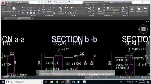 Excev VBA to Autocad Beam Shop Drawing Part 1 смотреть онлайн