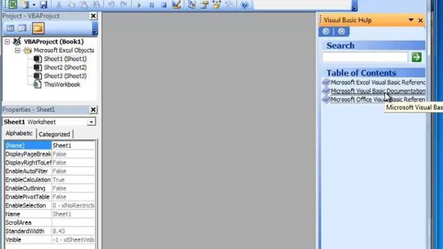 Excel 2003 VBA funktioner i hjælpefunktionen смотреть онлайн