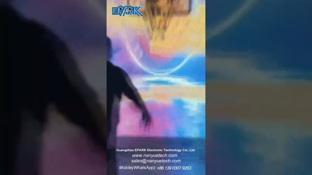 EPARK Interactive Projection Basketball Court Training Games Court Experience смотреть онлайн