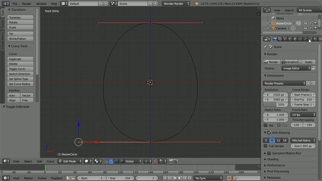 Blender Tutorial Making a 3D Model of an Egg Using Curves, Spin and a Seamless Texture смотреть онлайн